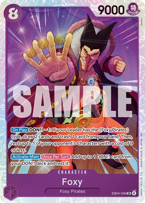 Purple Foxy deck – One Piece Card Game (OPTCG)