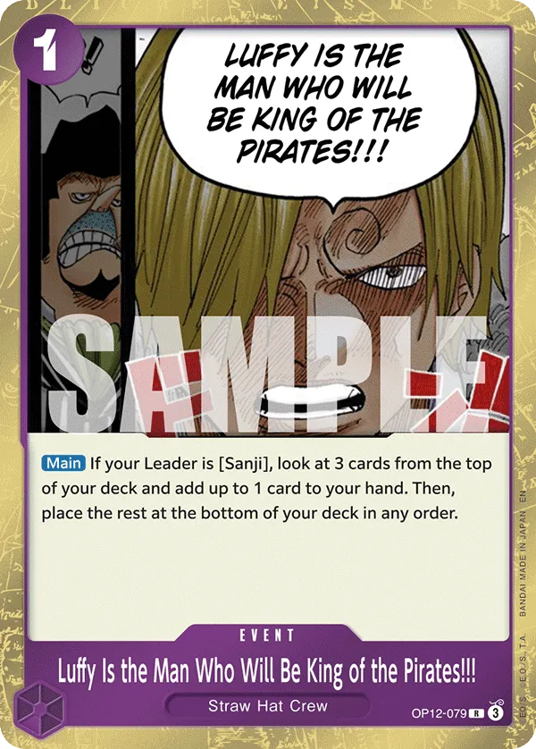 Luffy Is the Man Who Will Be King of the Pirates!!!