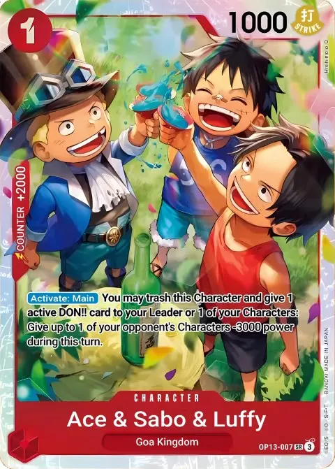 sunburst cards mtg One Piece card game Japan Nefertari Vivi (Parallel/SP/Tarot Pattern) [ –  Pikku Play main image 1