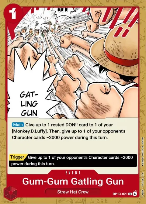 Gum-Gum Gatling Gun