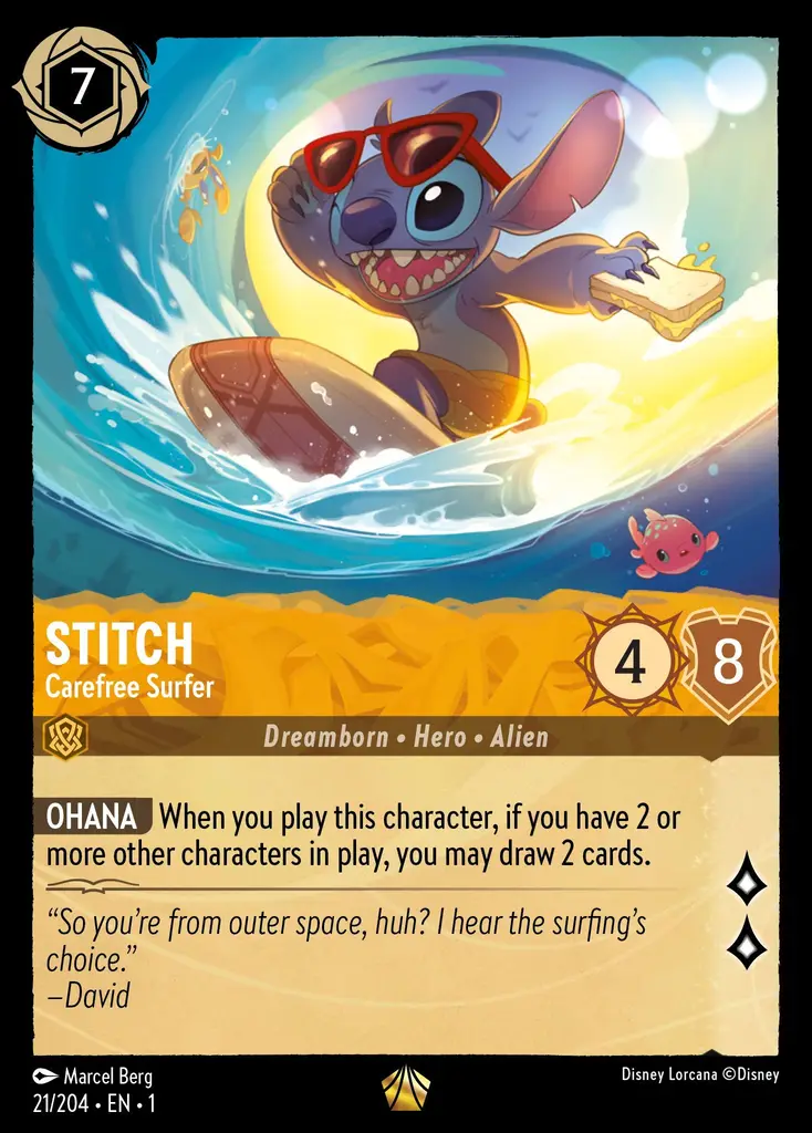 Stitch – Carefree Surfer