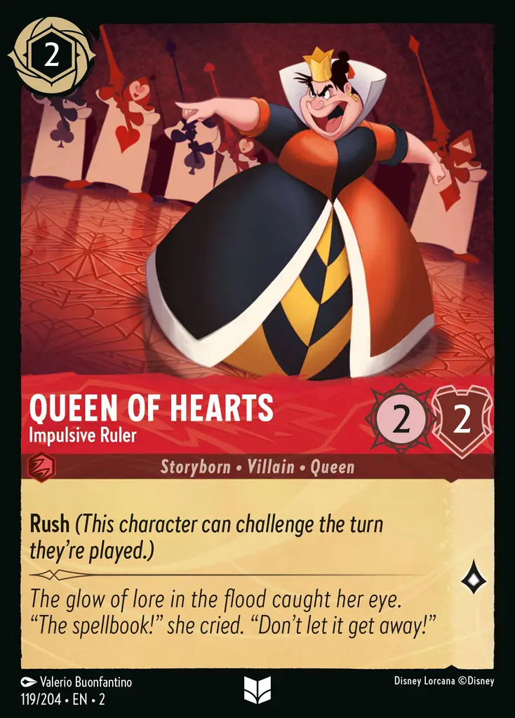 Queen of Hearts – Impulsive Ruler